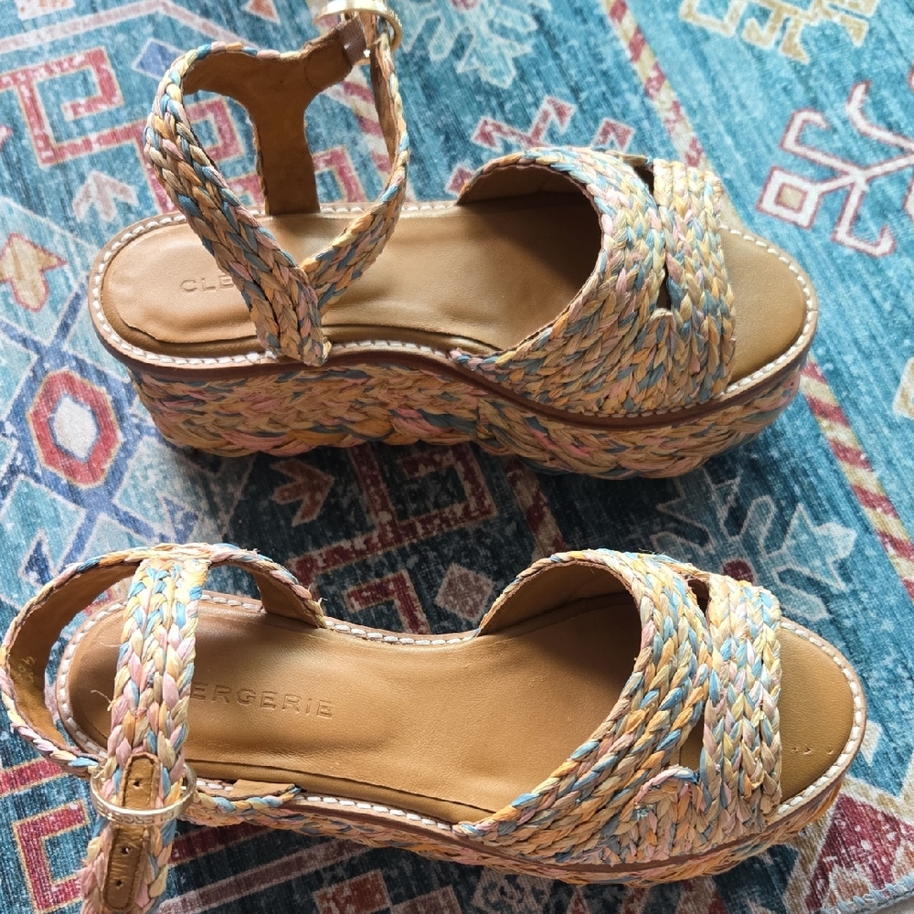 Robert Clergerie Multicolor Espadrille Sandals